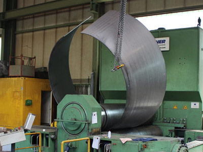 Walzen von einem Konus